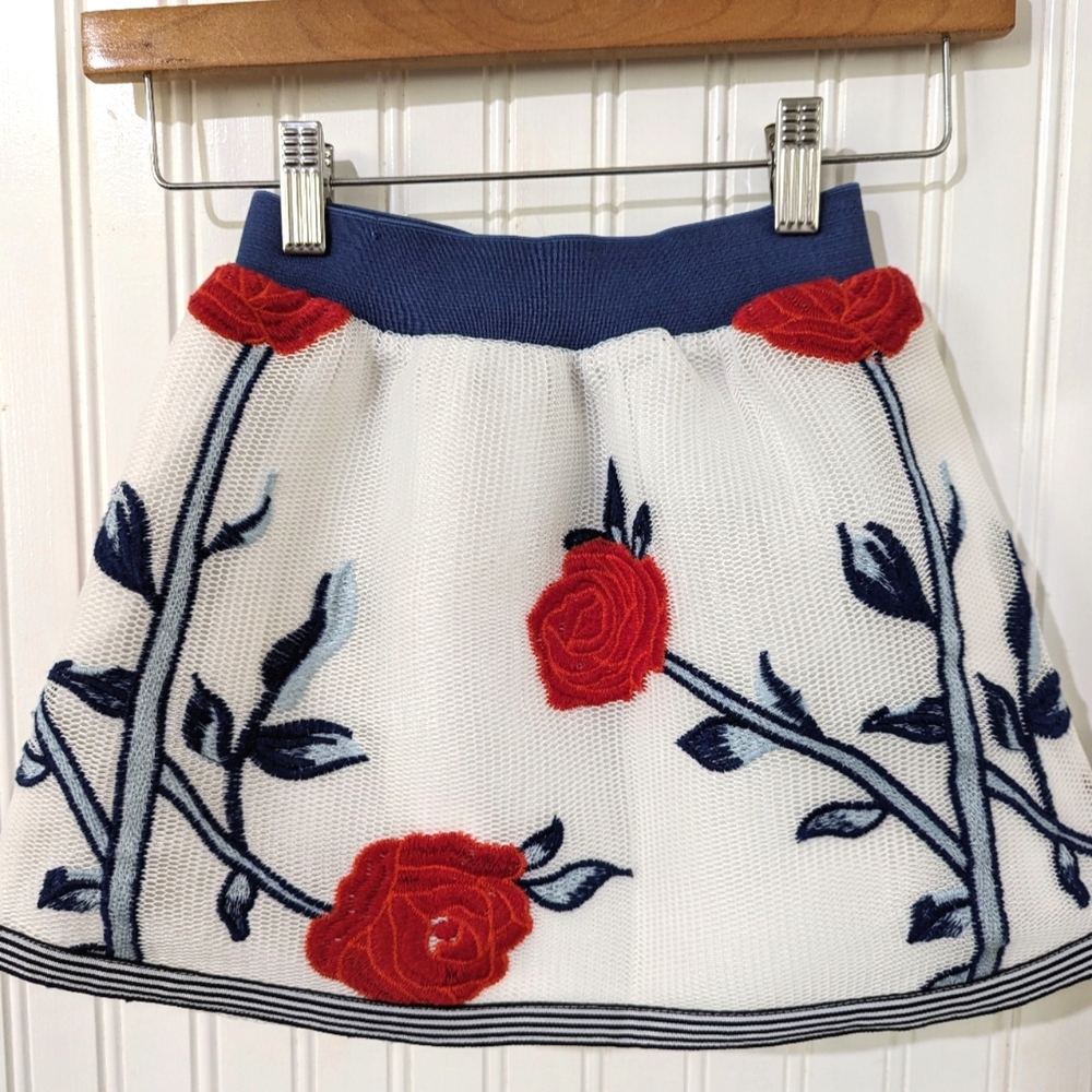 Pan con chocolate Embroidery Skirt